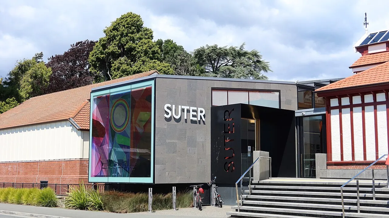 Exterior view of The Suter Art Gallery Te Aratoi o Whakatū