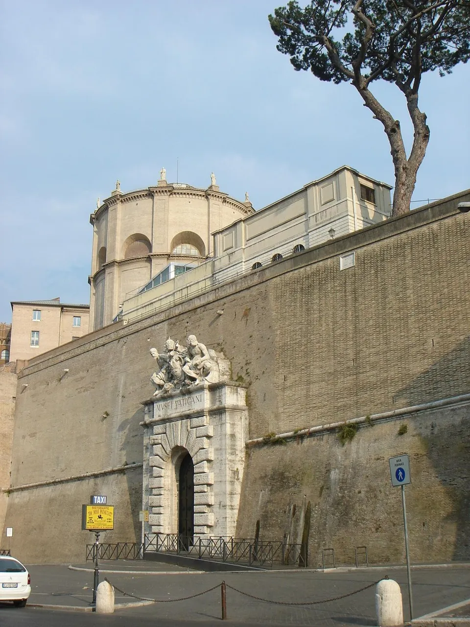 Exterior view of Vatican Museums