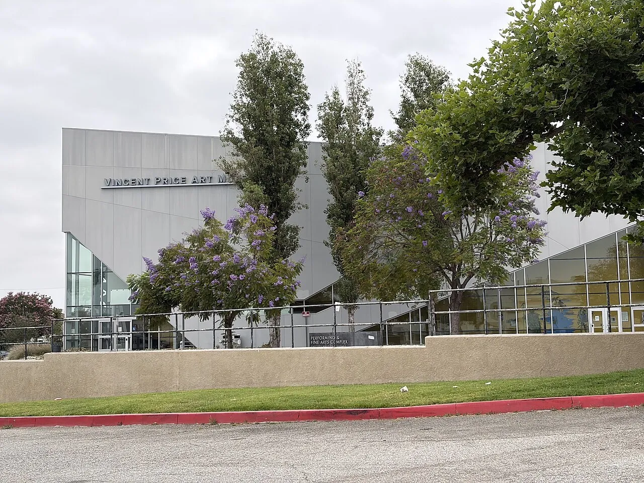 Exterior view of Vincent Price Art Museum