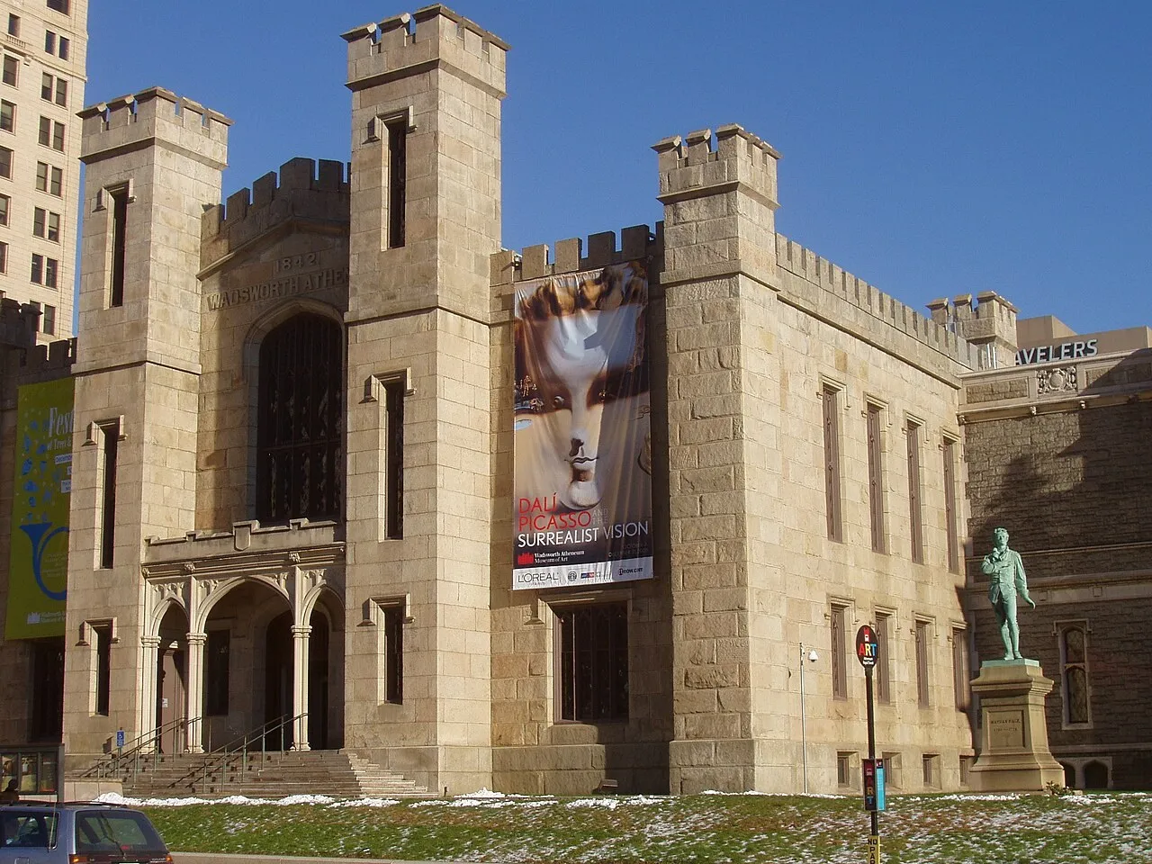 Exterior view of Wadsworth Atheneum Museum of Art