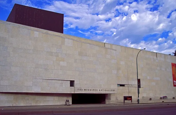 Exterior view of Winnipeg Art Gallery-Qaumajuq