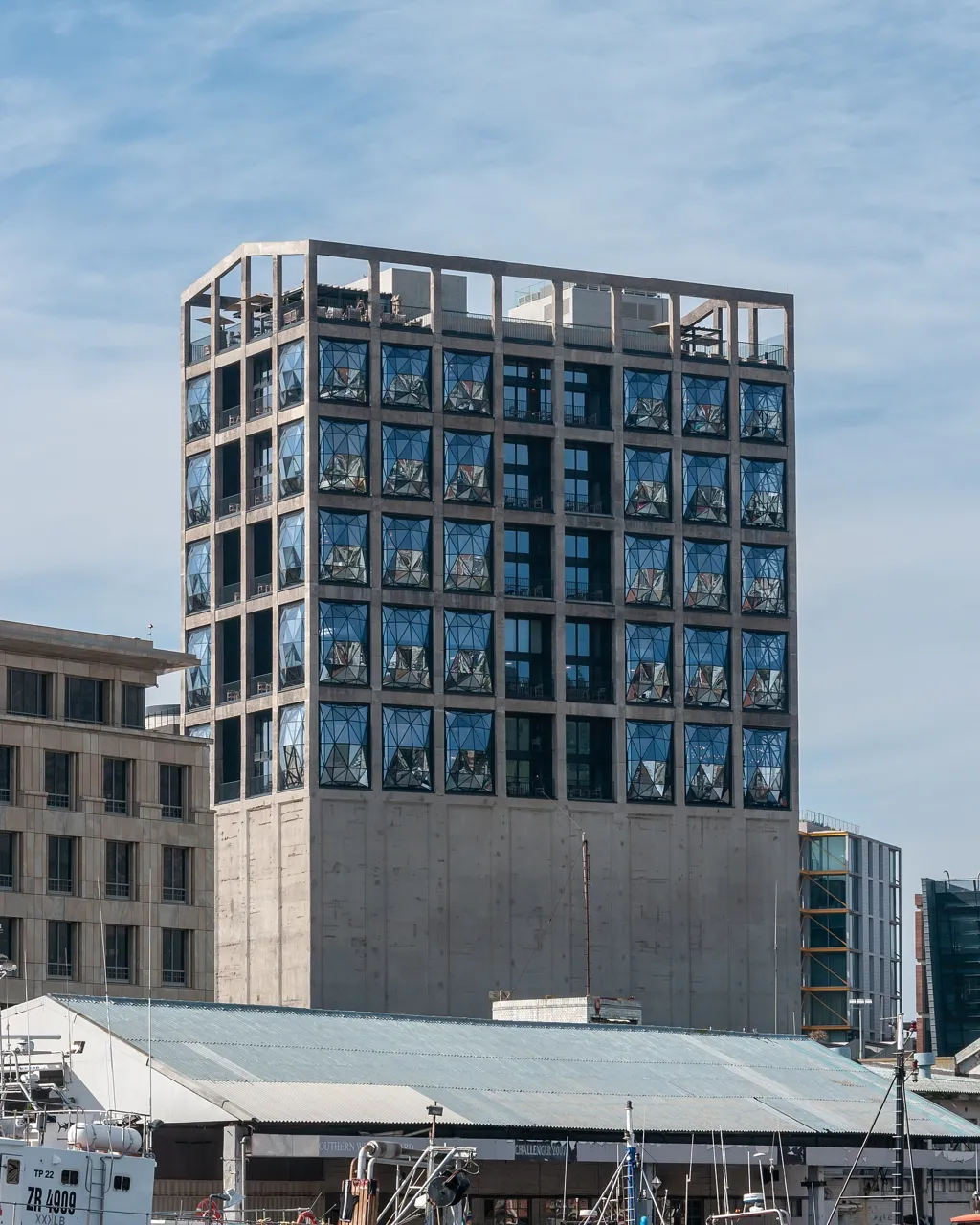 Exterior view of Zeitz Museum of Contemporary Art Africa (Zeitz MOCAA)